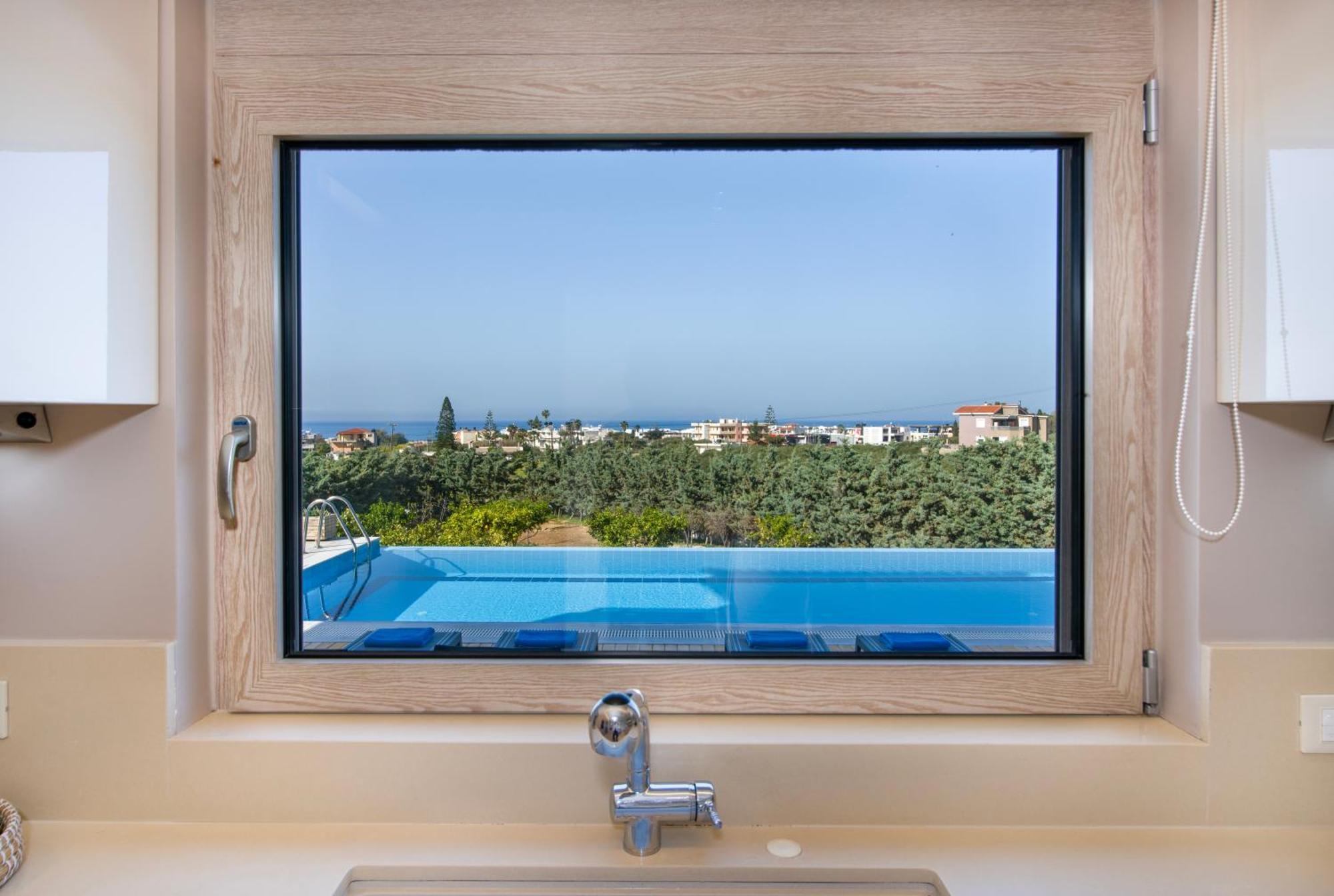 Four Seasons Private Villa - Seaview - Big Heated Pool - Gym - Sport Activities غوفي المظهر الخارجي الصورة