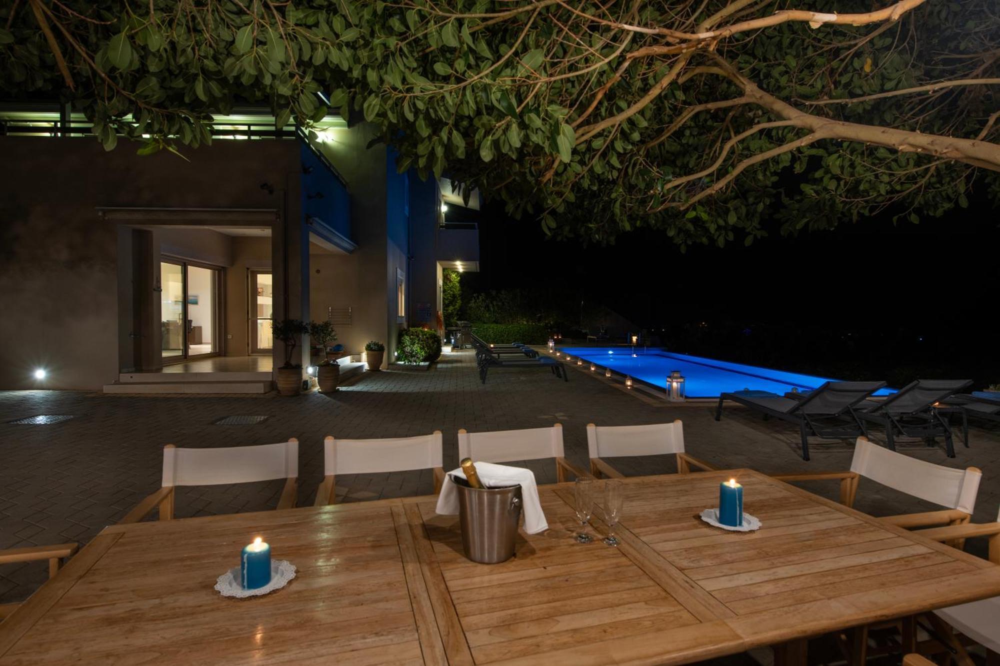 Four Seasons Private Villa - Seaview - Big Heated Pool - Gym - Sport Activities غوفي المظهر الخارجي الصورة
